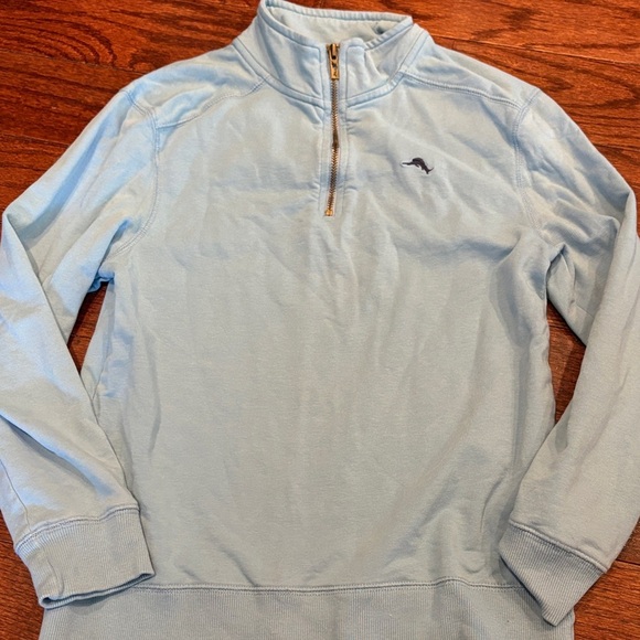 Tommy bahama Light Blue Quarter-Zip Pullover - Picture 1 of 3